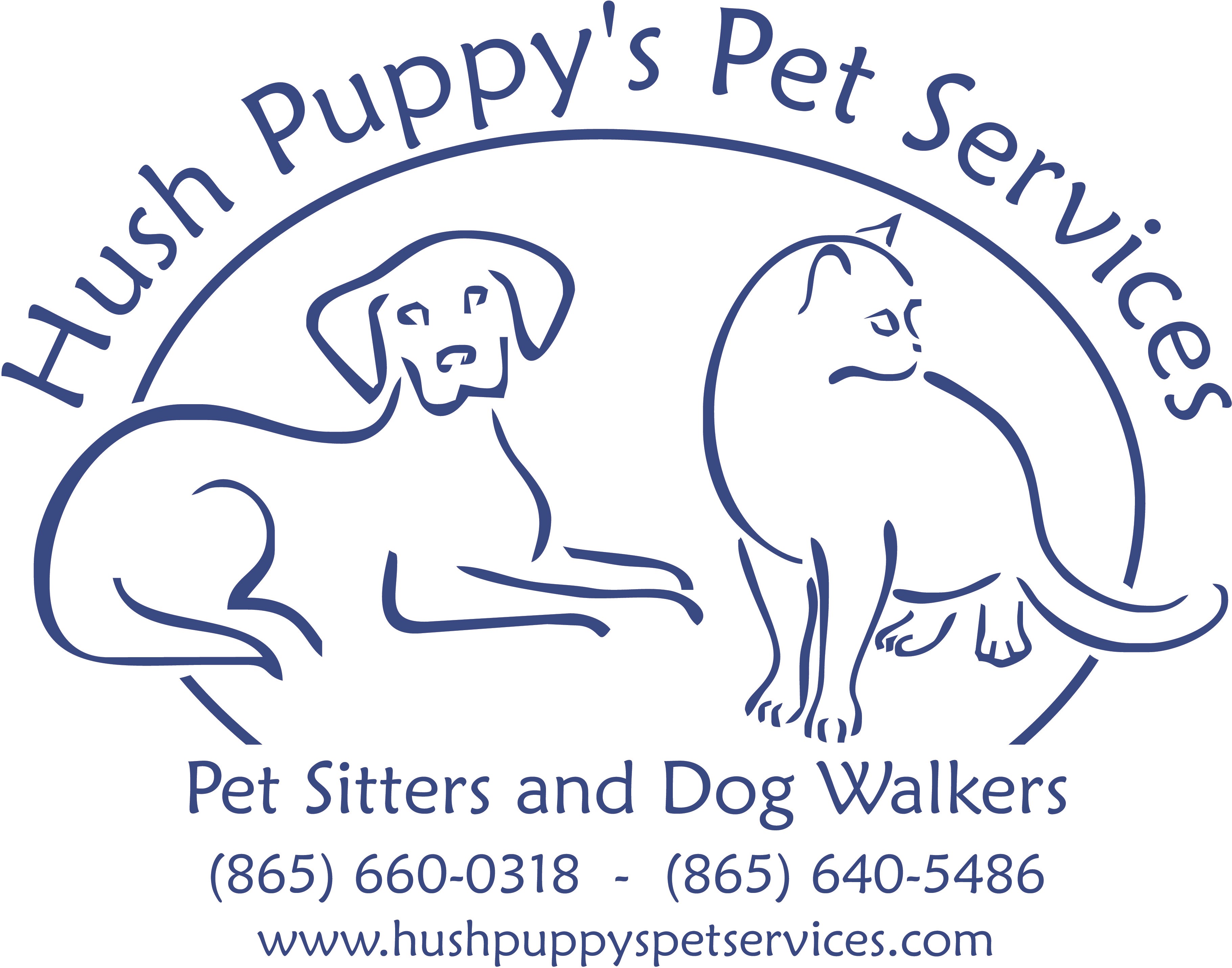 Logo for Hush Puppy's Pet Services LLC