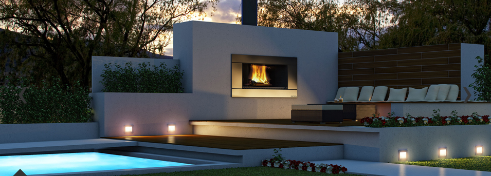 Escea Outdoor Fireplace