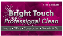 Logo for The Bright Touch Professional Cleaning