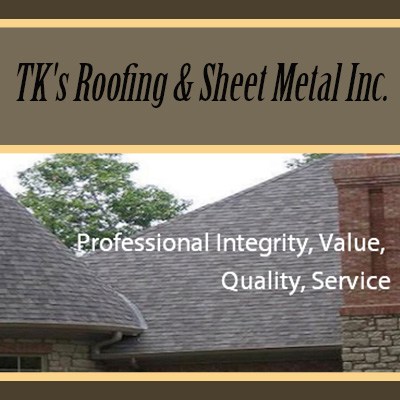 TK's Roofing & Sheet Metal logo