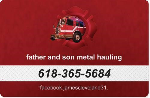 james and steves metal hauling logo