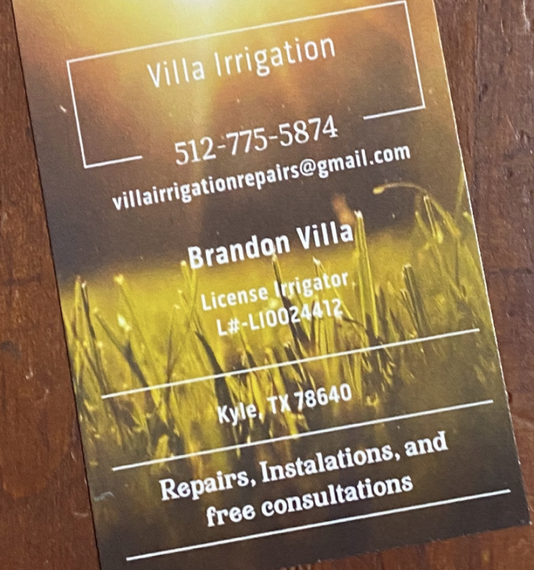 Villa Irrigation logo