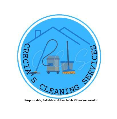 Logo for Crecia's Cleaning Service 