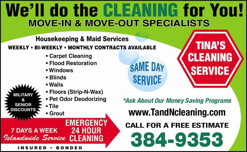 Tina's Cleaning Service logo