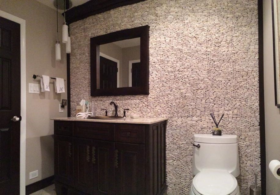 Do you need your stained trim and doors custom matched to an existing cabinet and mirror?... We've got you covered!