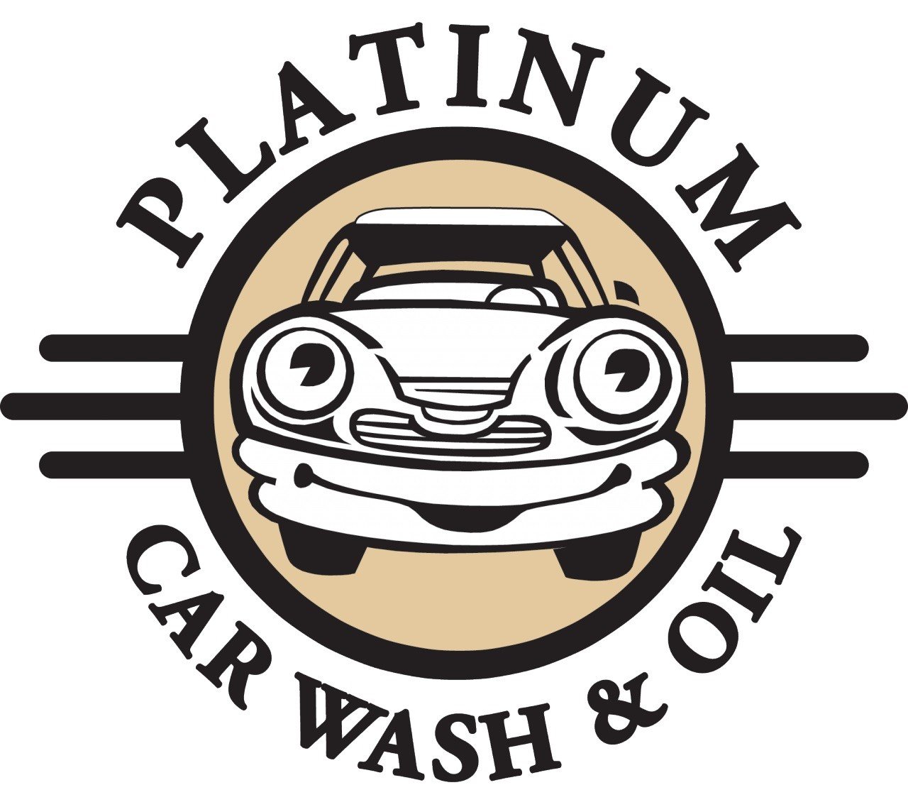 Logo for Platinum Car Wash & Oil