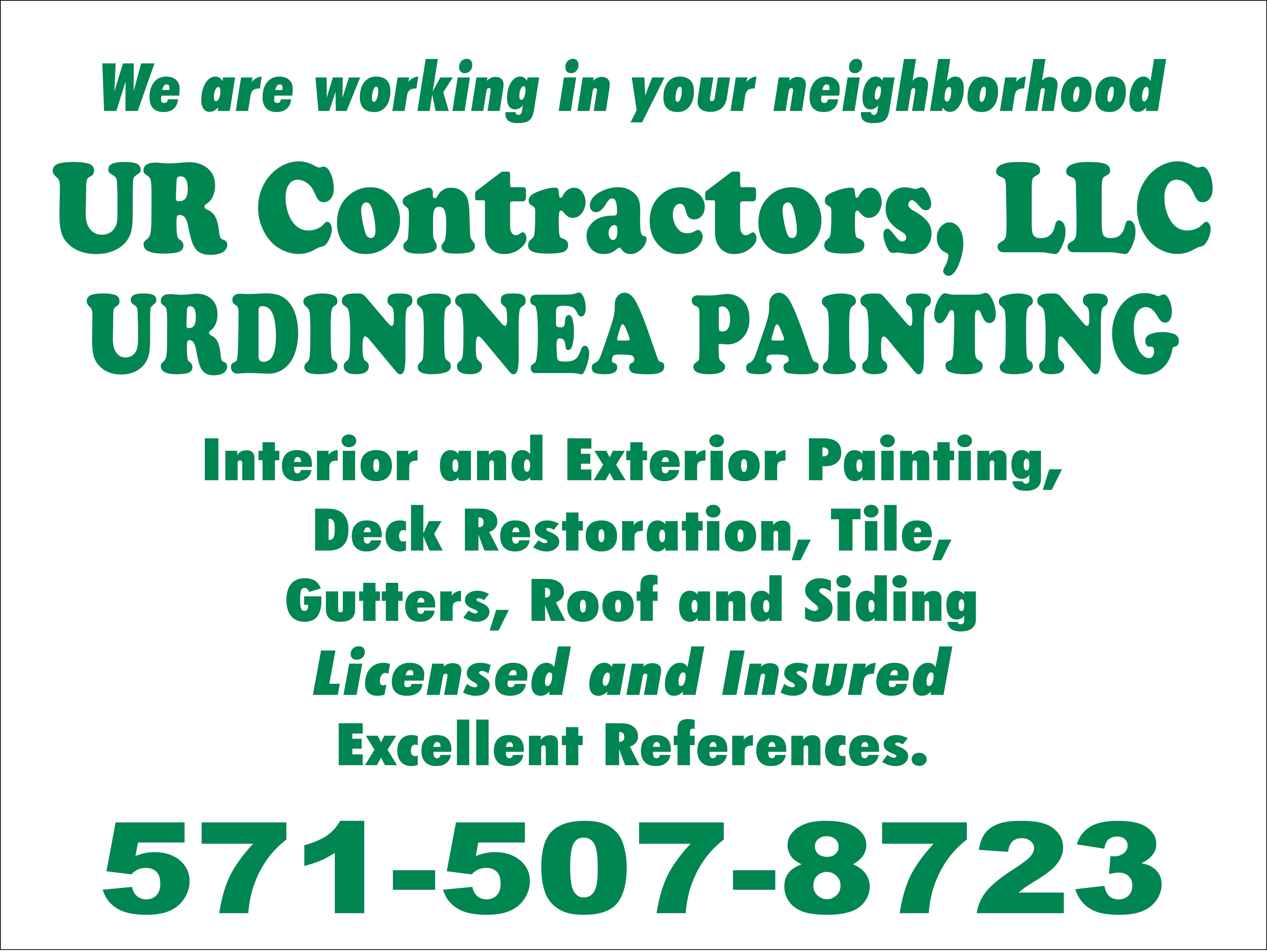 Avatar for URDININEA PAINTING & DRYWALL