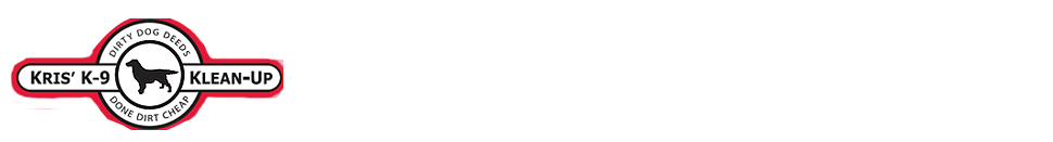 KRIS' K-9 KLEAN-UP logo
