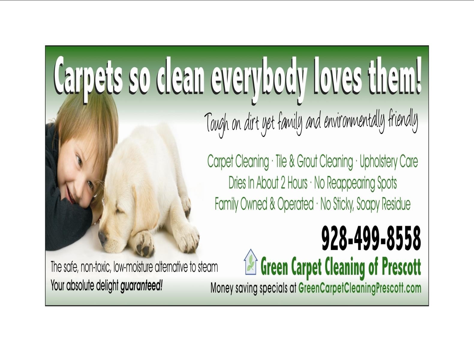 Logo for Green Carpet Cleaning of Prescott