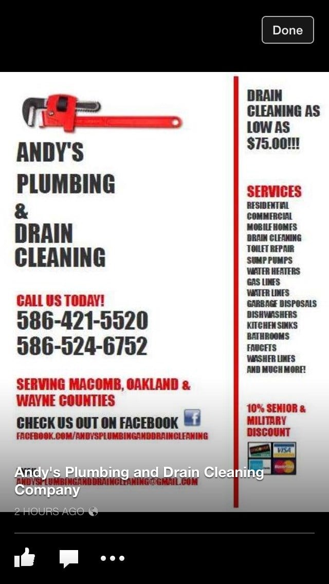Avatar for Andy's Plumbing and Drain Cleaning Co., Inc