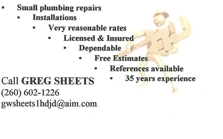Logo for Greg's Plumbing Services