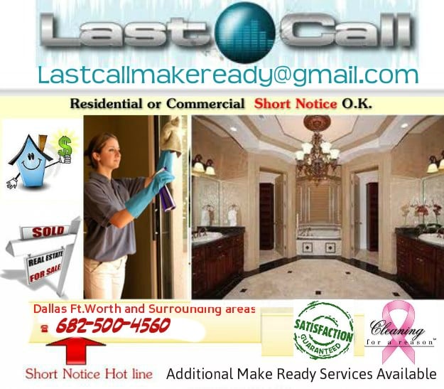 Last Call Cleaning Services logo