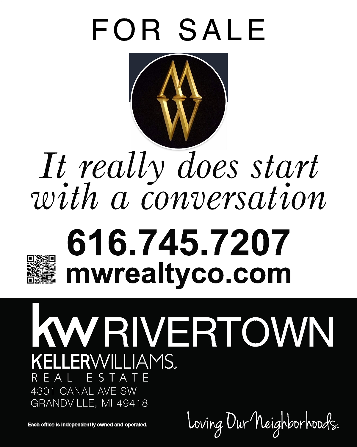 MW Realty Keller Williams Rivertown logo