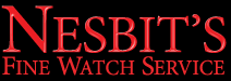 Logo for NESBIT'S FINE WATCH SERVICE INC