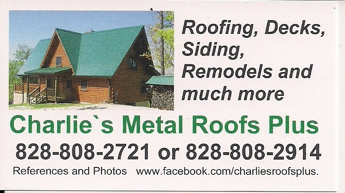 Logo for Charlie`s Metal Roofs Plus