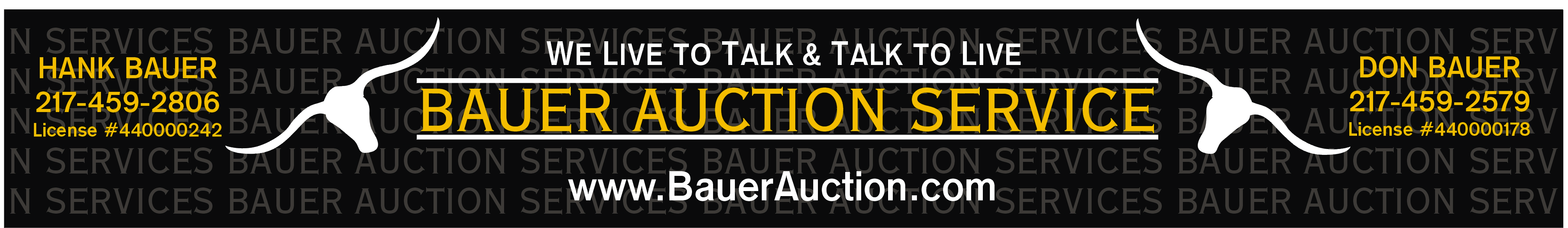 BAUER & BAUER AUCTIONEERS logo