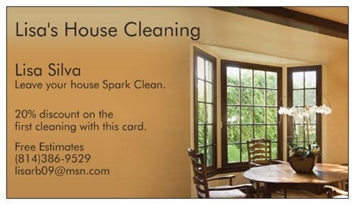 Logo for Lisa's Housecleaning