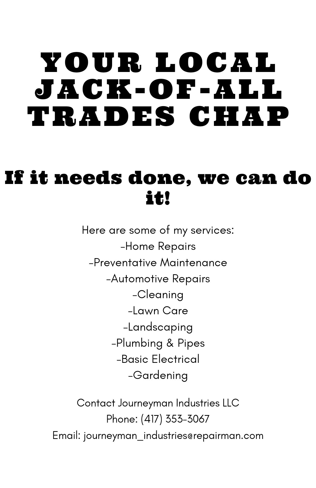 Avatar for Journeyman Industries LLC