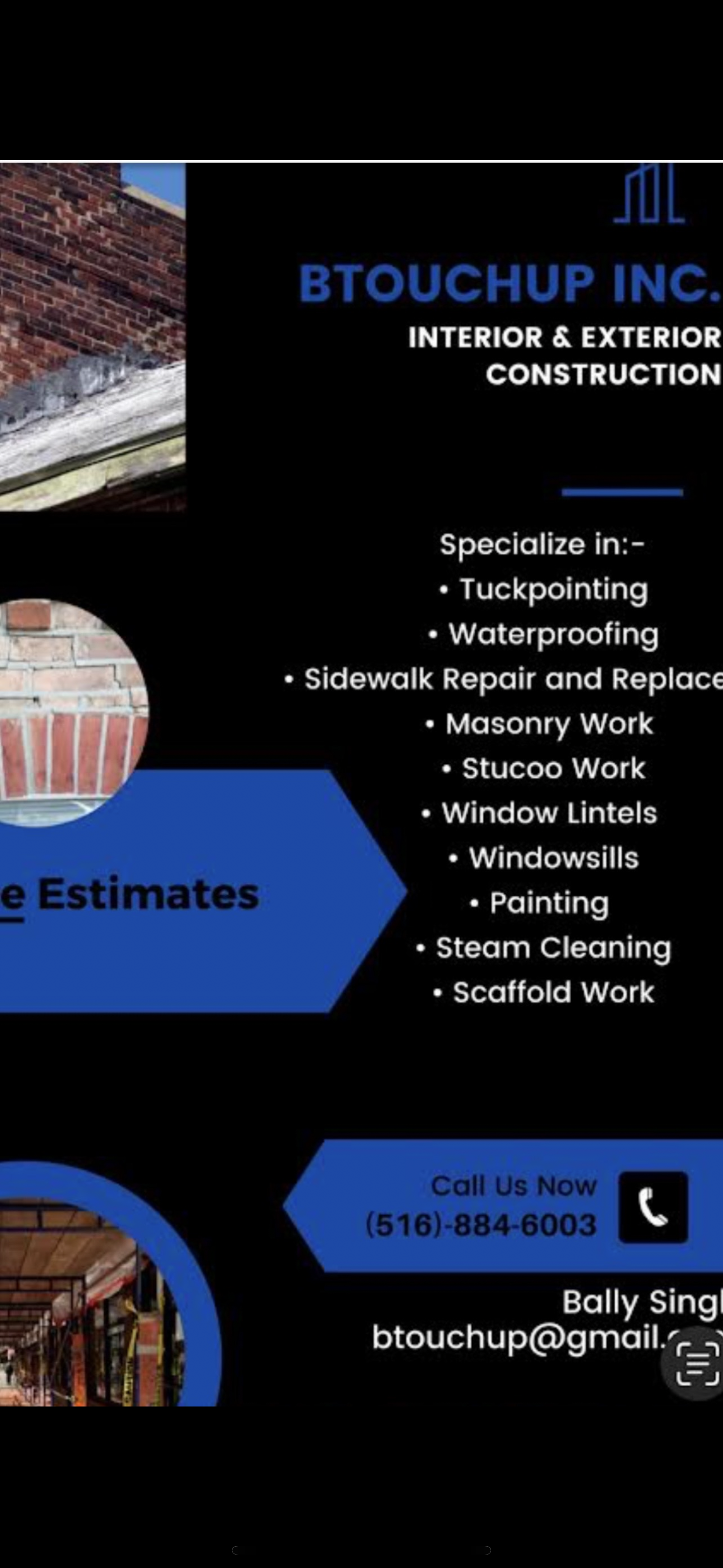 Avatar for Btouchup construction 