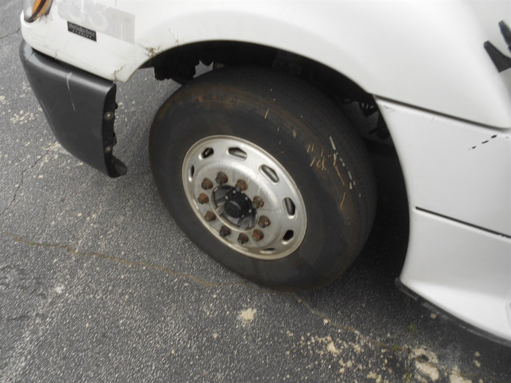 Semi-Tractor tire - Before