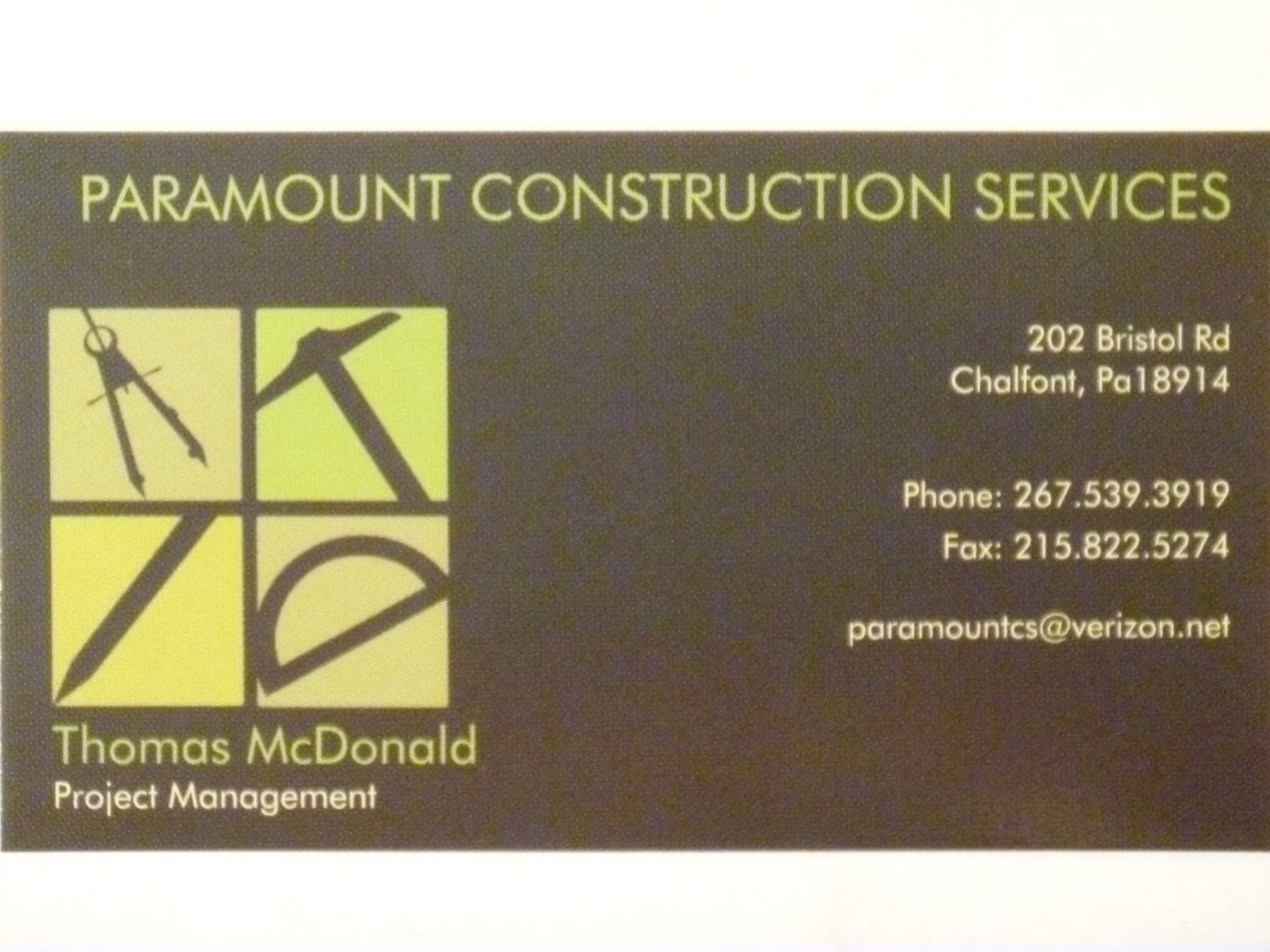 Paramount Construction Services logo