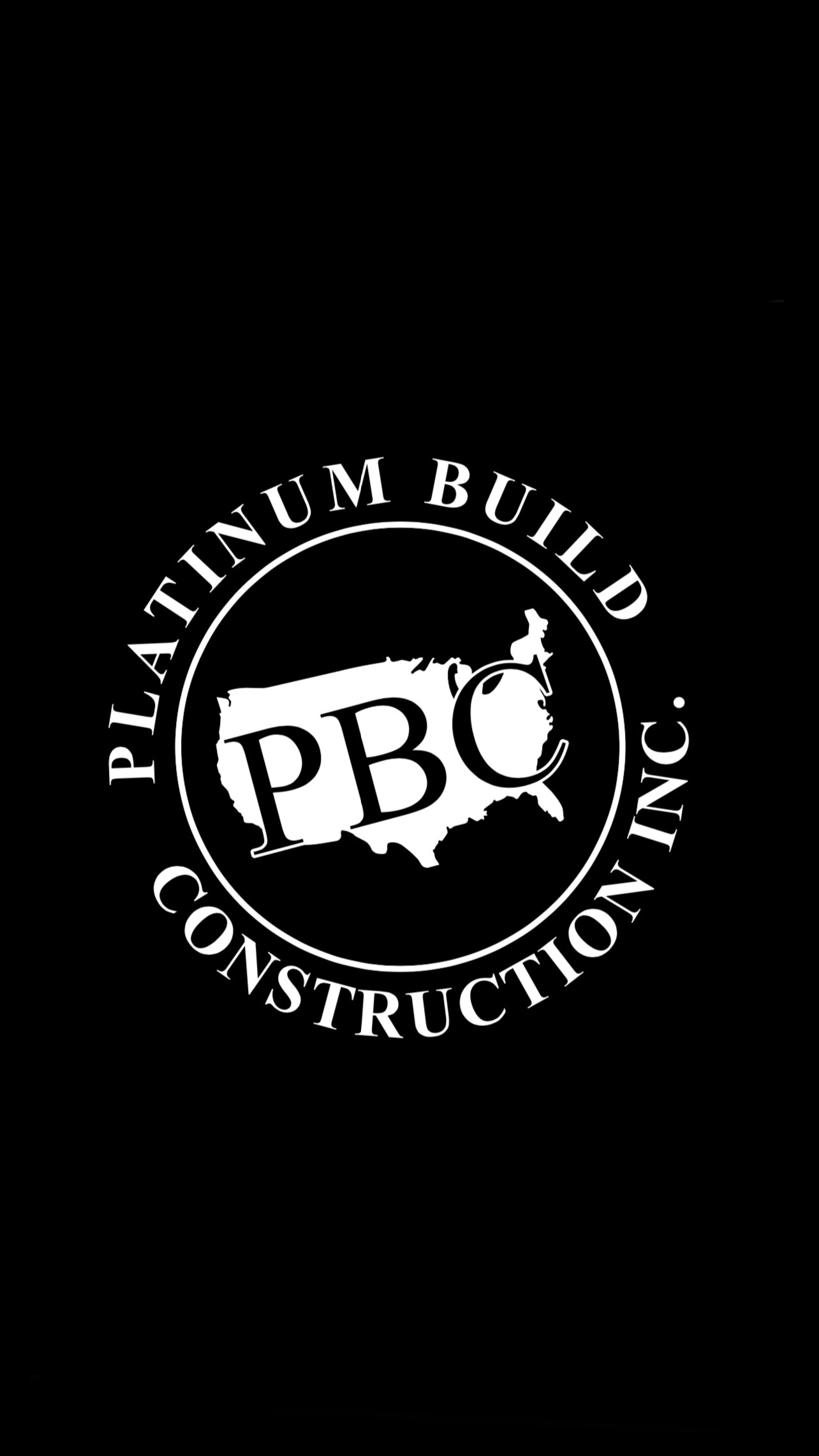 Platinum build & construction  logo
