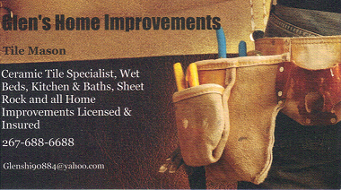 Glen's Home Improvements logo