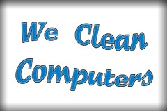 We Clean Computers logo