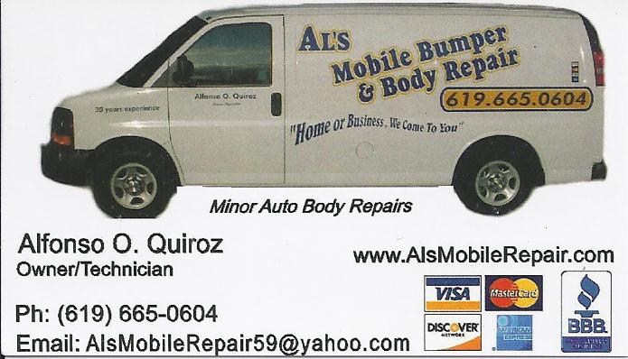 Logo for AL'S BUMPER & BODY REPAIR