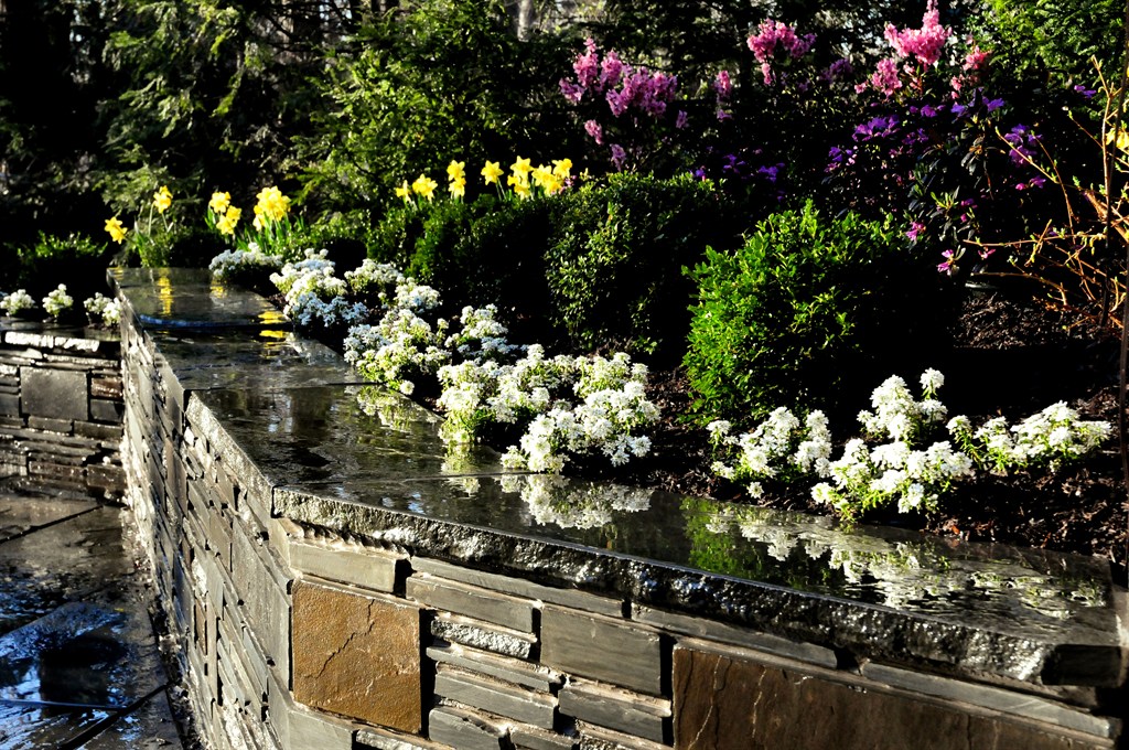 Blue Stone Wall