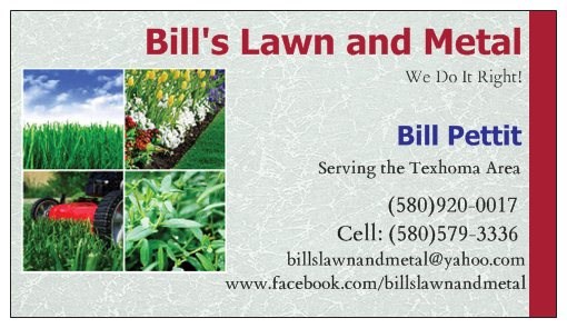 Bill's Lawn and Metal logo