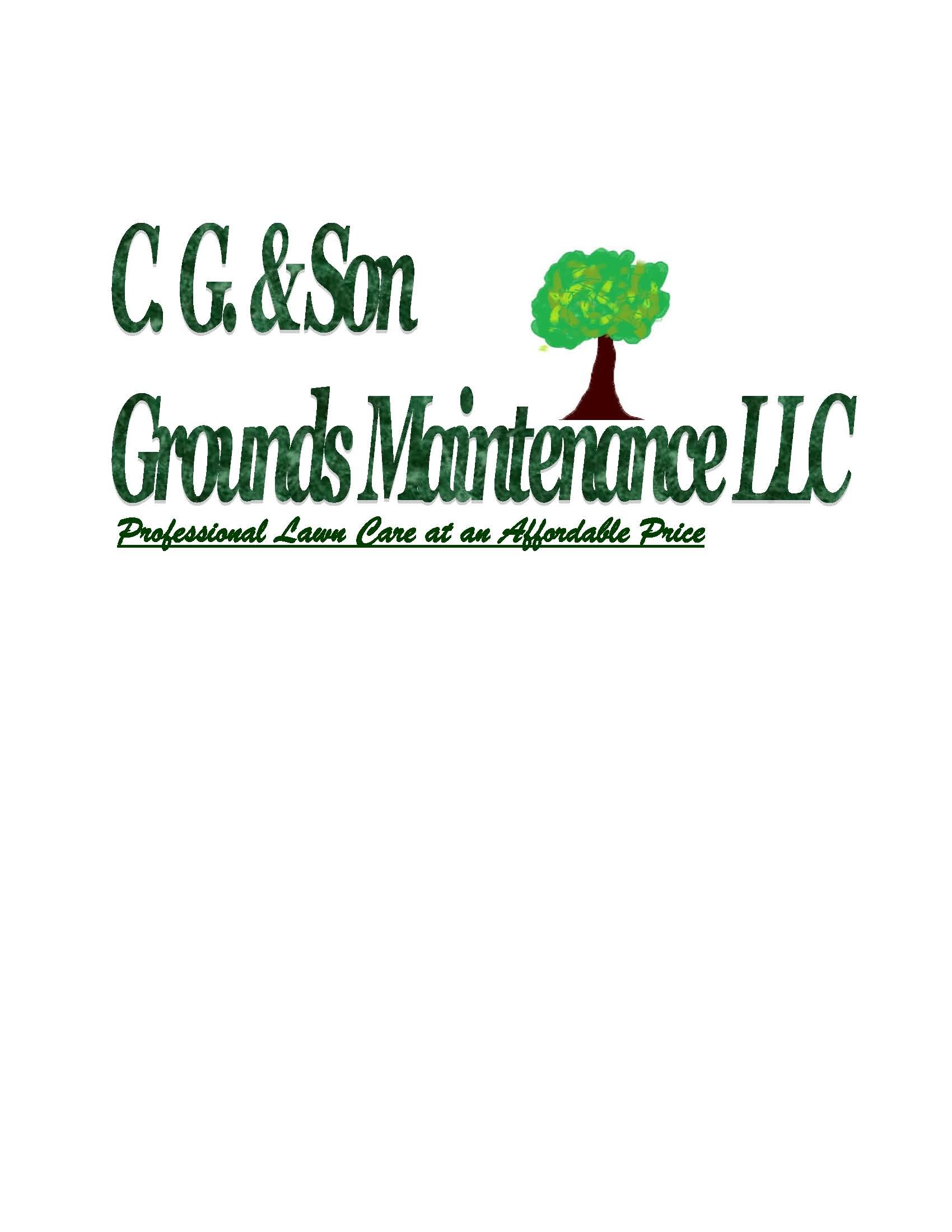C. G. & Son Grounds Maintenance logo