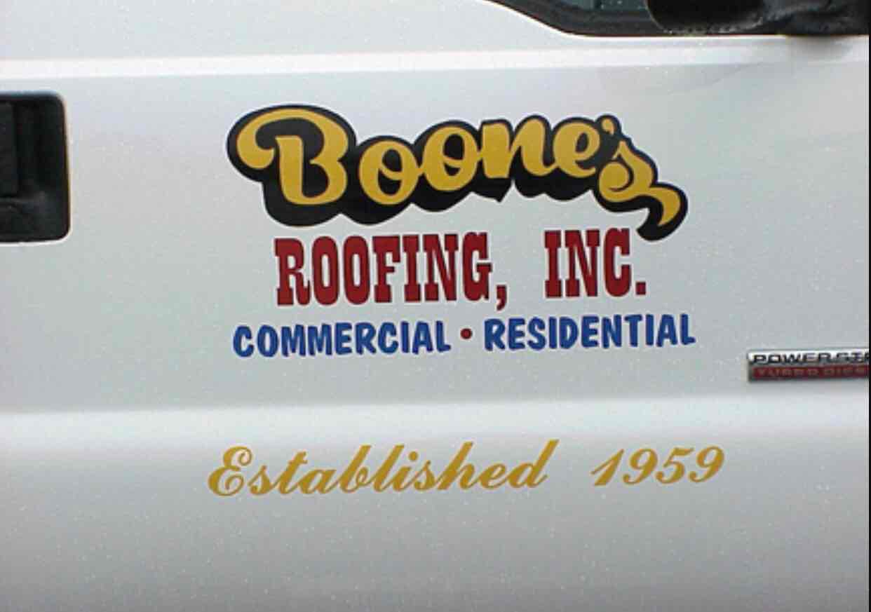 Logo for Boones Roofing Inc