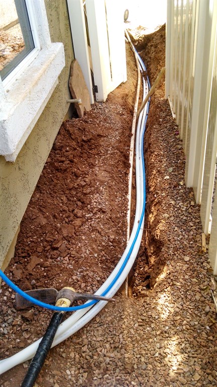 Install new lines