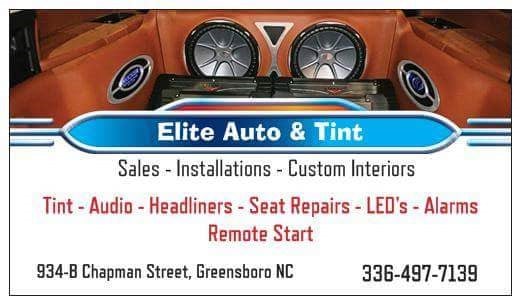elite auto & tint logo