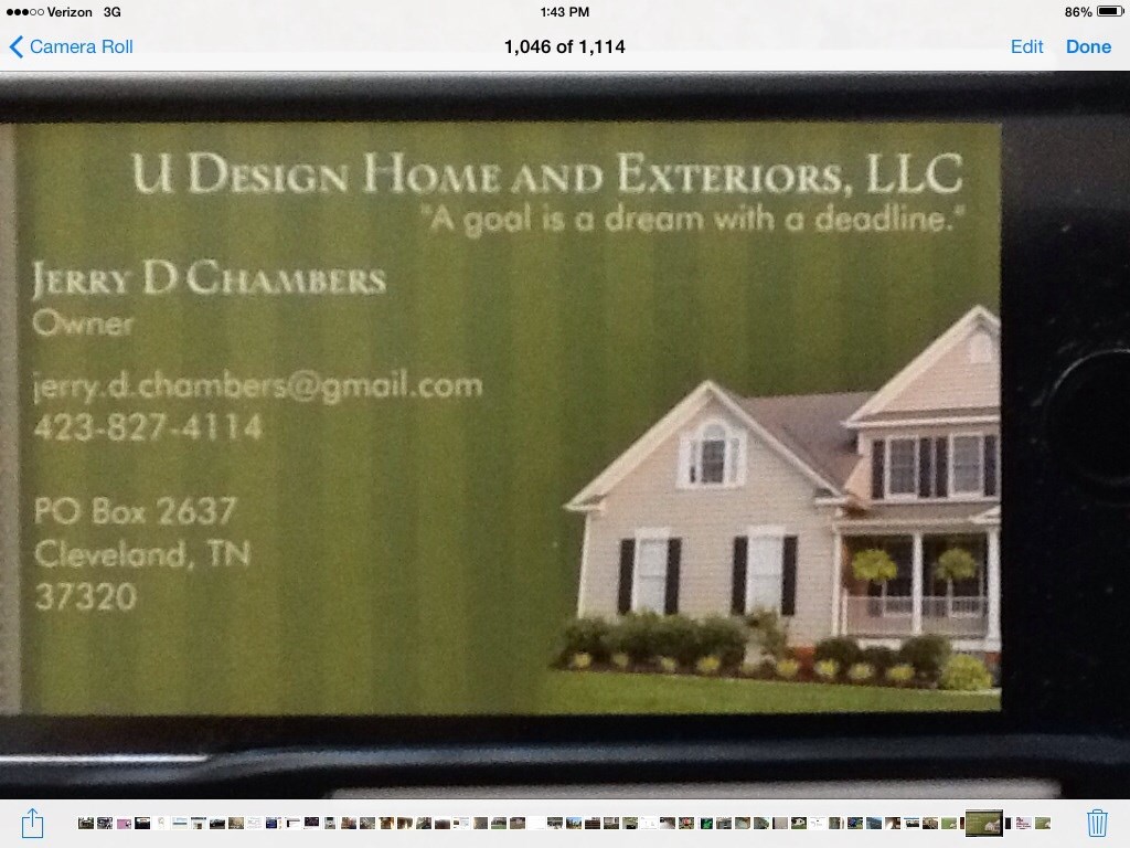 Avatar for U Design Home and Exteriors, LLC