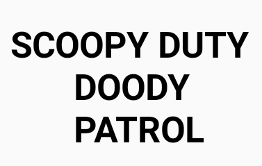 Scoopy Duty logo