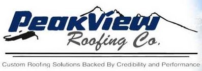 Logo for Peak View Roofing Company