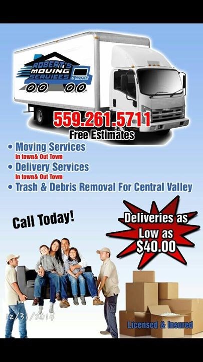 Roberts Moving Services & More logo