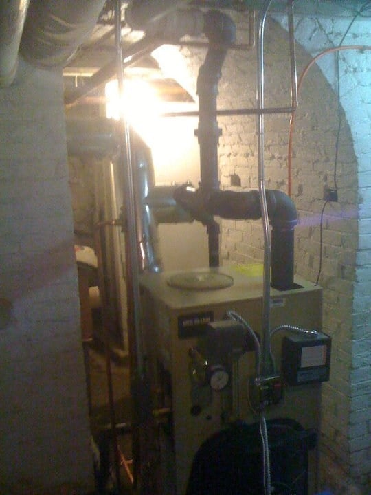 oil steam boiler