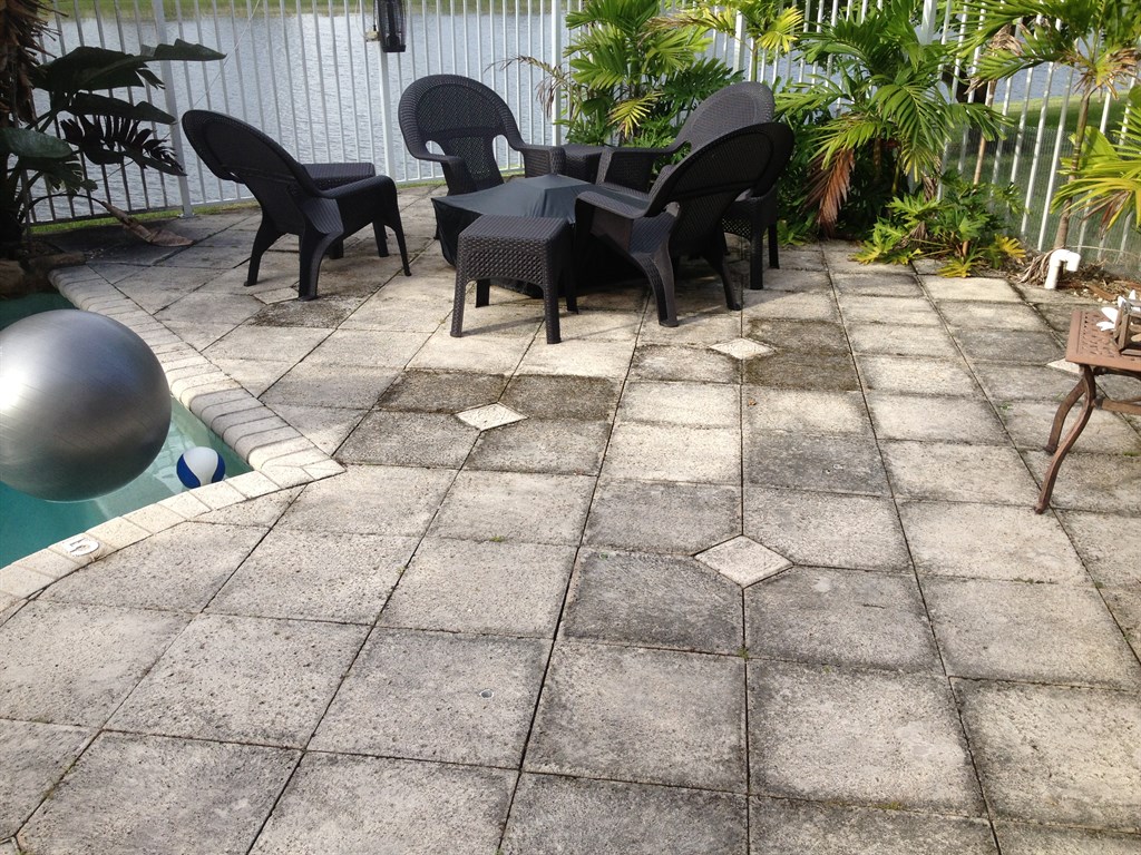 pool area befor