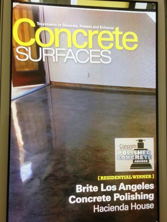 Concrete Polishing Award