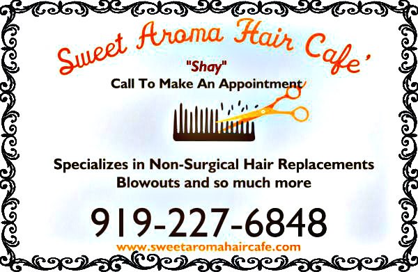 Logo for Sweet Aroma Hair Cafe'