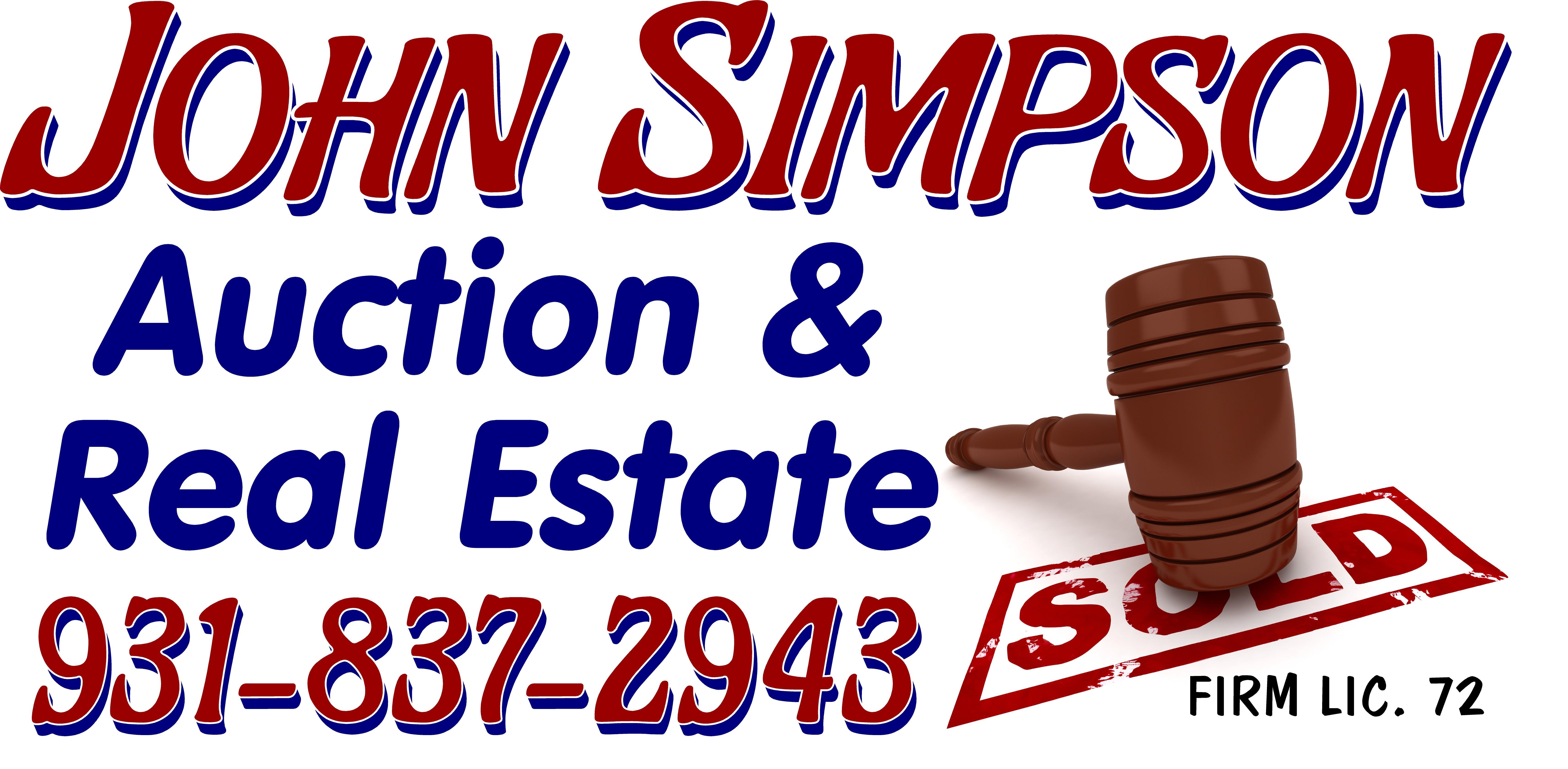 John Simpson Auction & Real Estate logo