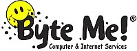 Logo for Byte Me! Computer Sales & Svc