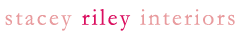 Logo for STACEY RILEY INTERIORS