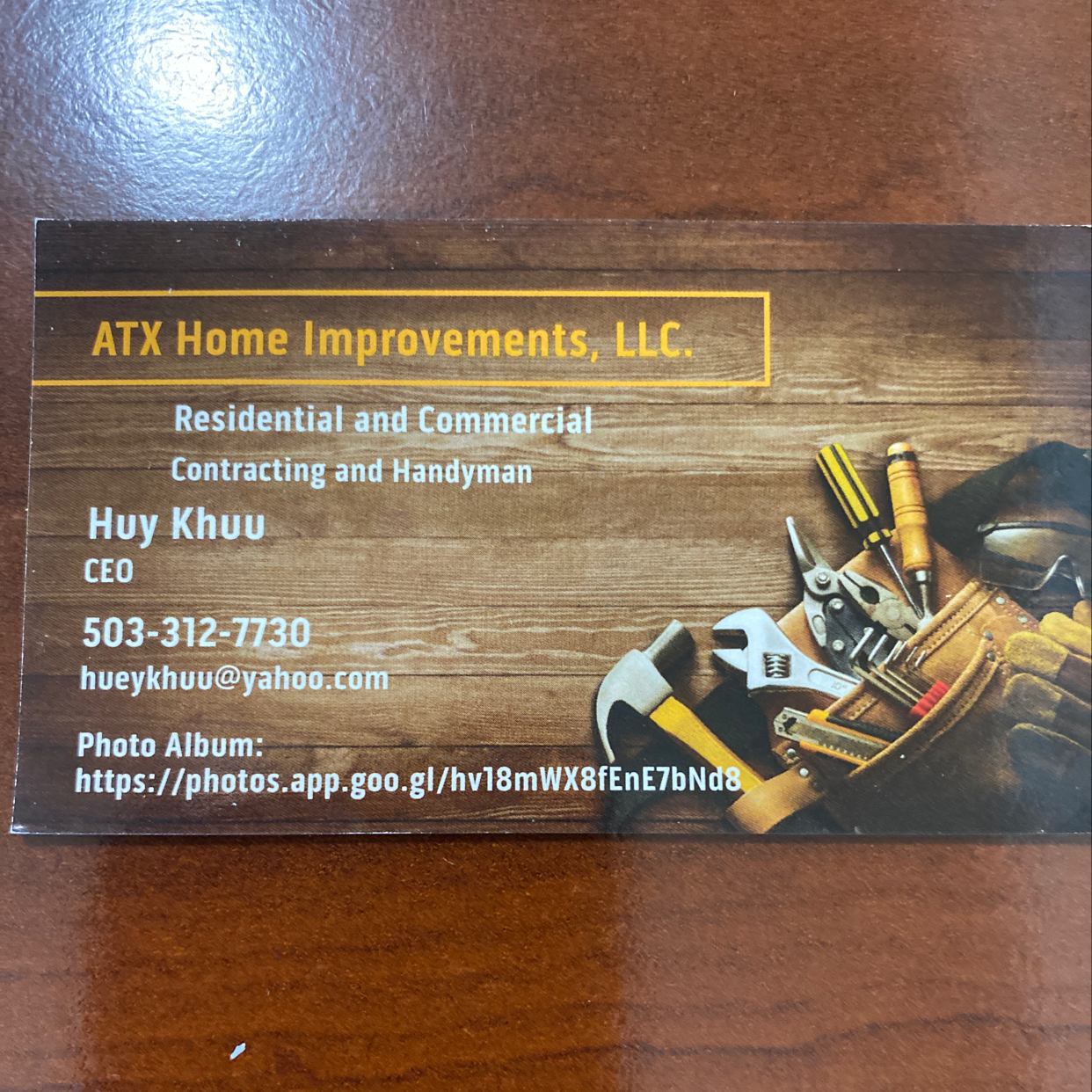 Logo for ATX Home Improvement