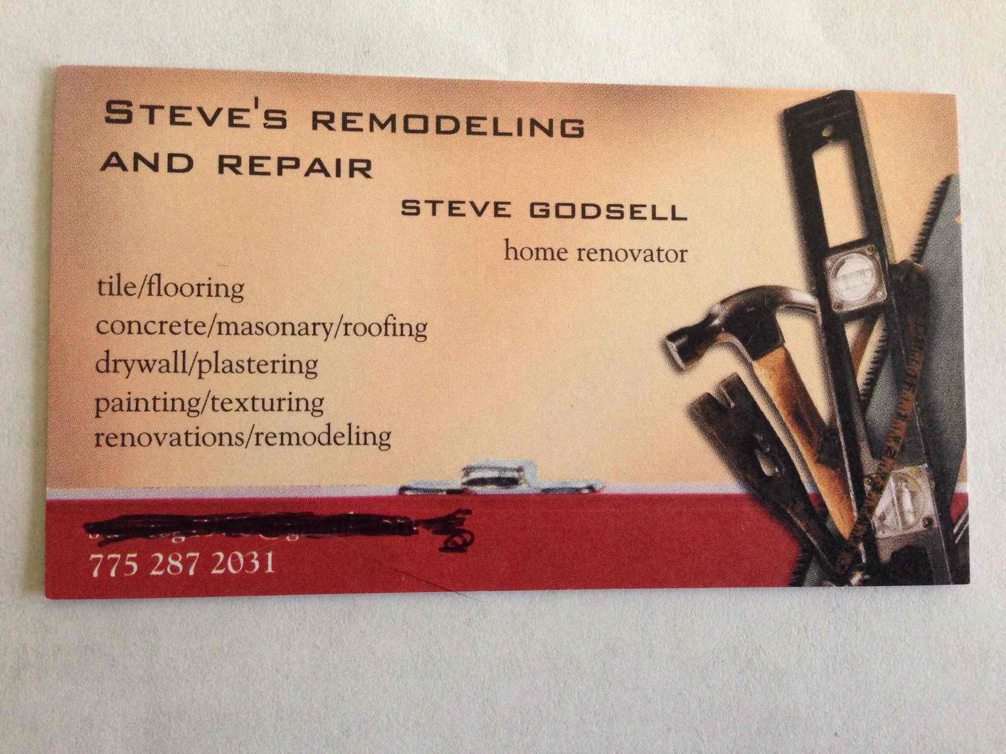 Avatar for Steve's remodeling & repair