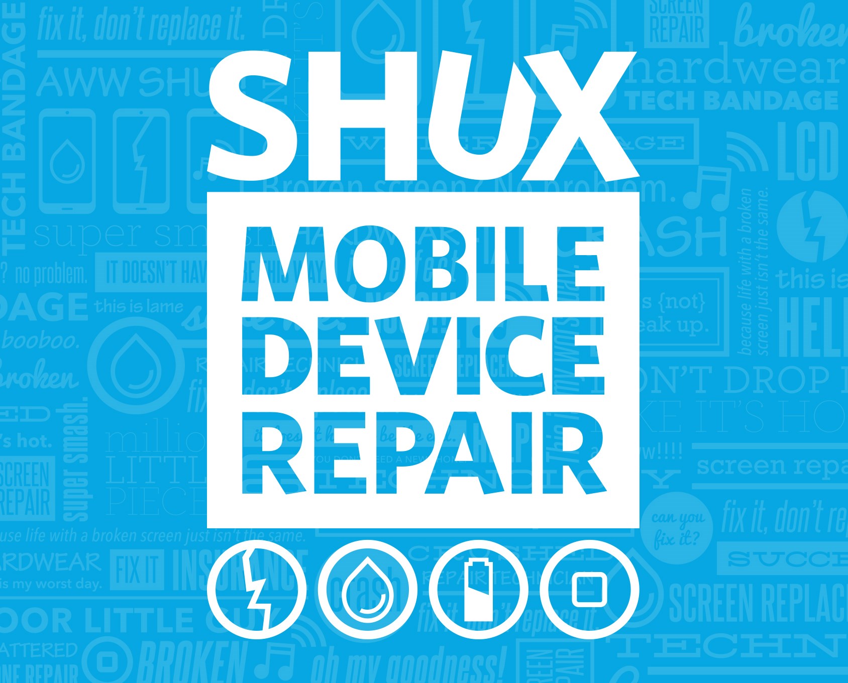 Shux iPhone, iPad, Cell Phone Repair and Sell logo