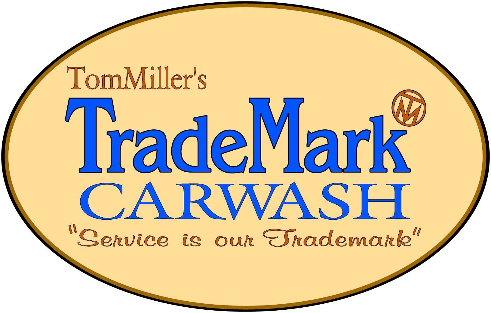 Logo for TRADEMARK CARWASH